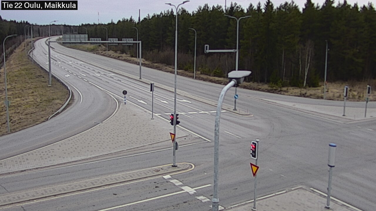 Weather Camera Image Road 22 Oulu Maikkula, Oulu, Pohjois-Pohjanmaa
