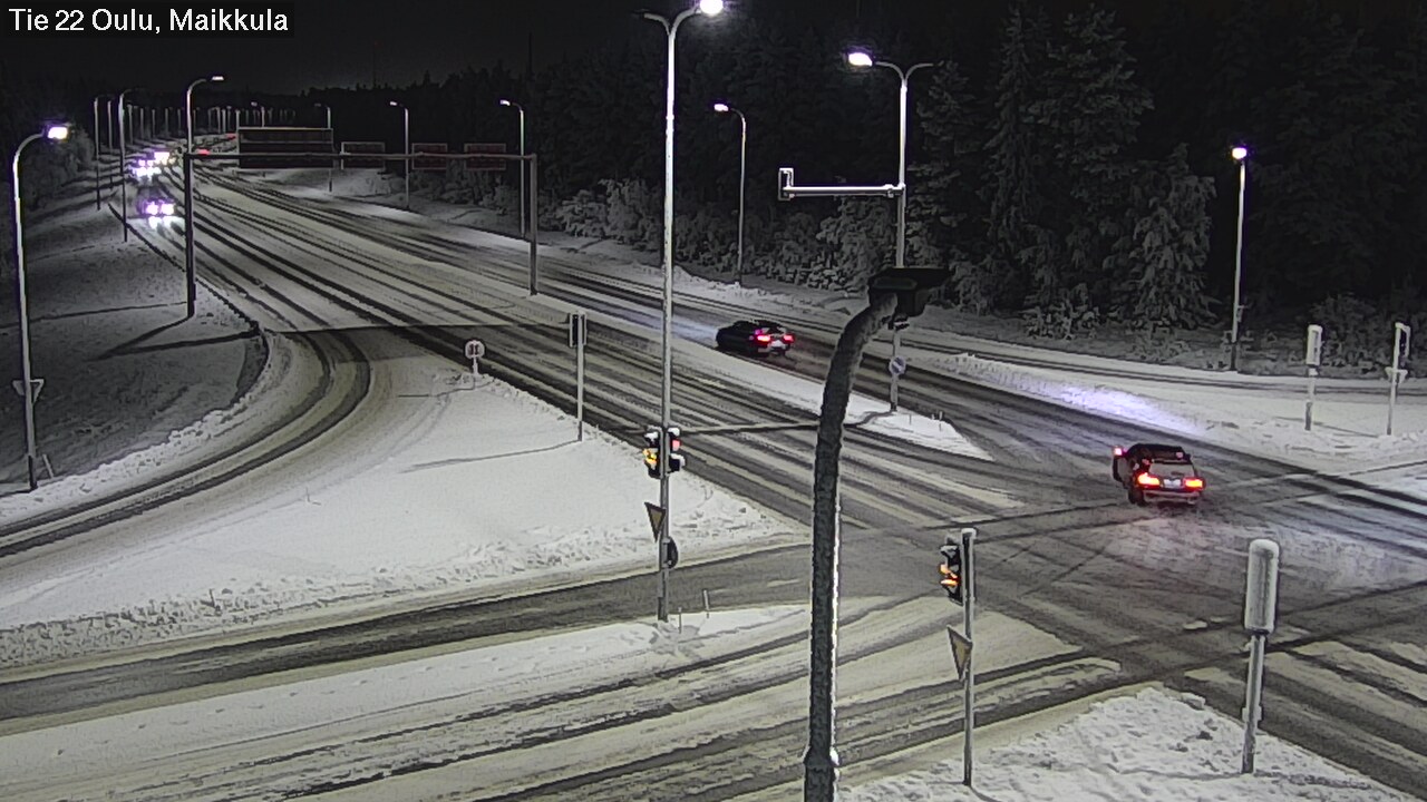 Weather Camera Image Road 22 Oulu Maikkula, Oulu, Pohjois-Pohjanmaa