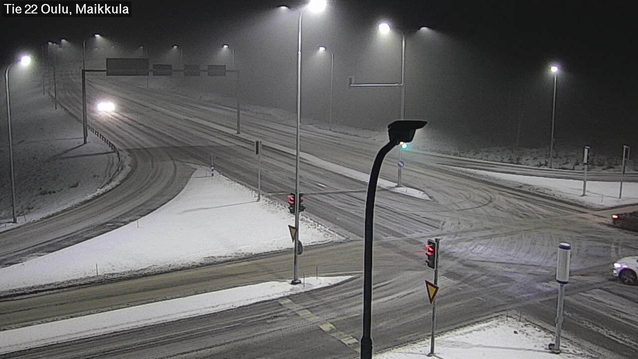 Weather Camera Image Road 22 Oulu Maikkula, Oulu, Pohjois-Pohjanmaa