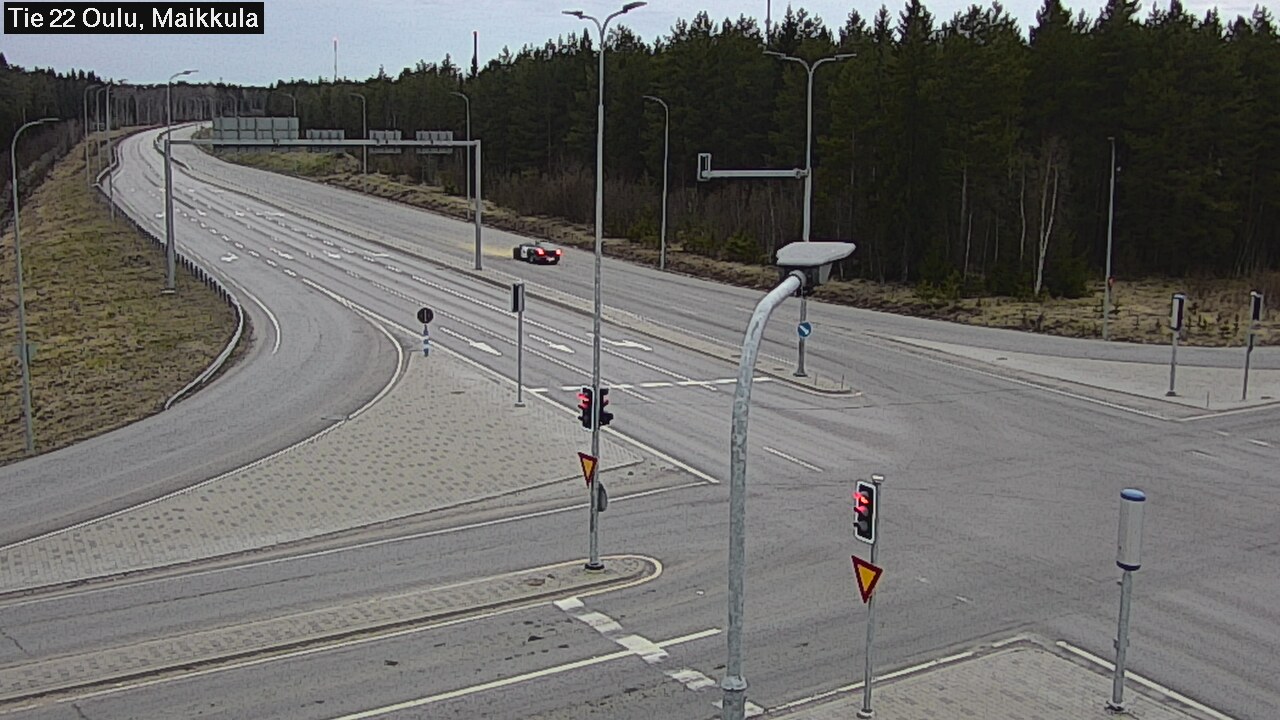 Weather Camera Image Road 22 Oulu Maikkula, Oulu, Pohjois-Pohjanmaa