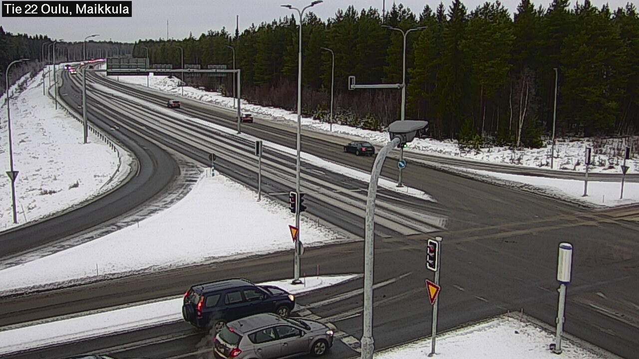 Weather Camera Image Road 22 Oulu Maikkula, Oulu, Pohjois-Pohjanmaa