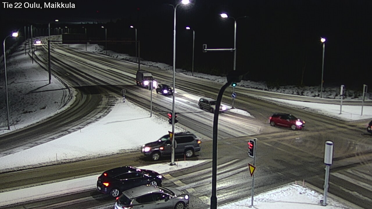 Weather Camera Image Road 22 Oulu Maikkula, Oulu, Pohjois-Pohjanmaa