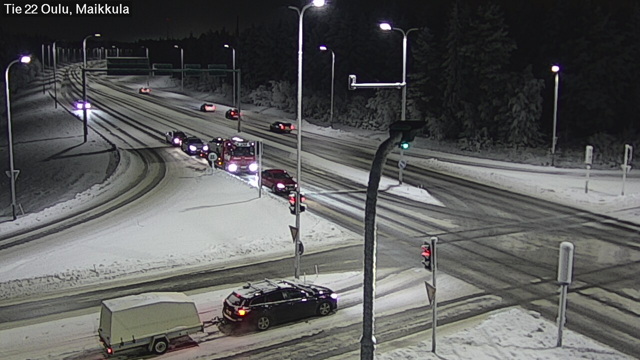 Weather Camera Image Road 22 Oulu Maikkula, Oulu, Pohjois-Pohjanmaa