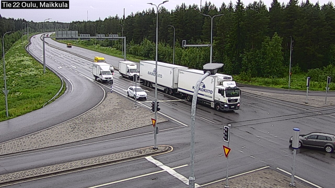 Weather Camera Image Road 22 Oulu Maikkula, Oulu, Pohjois-Pohjanmaa