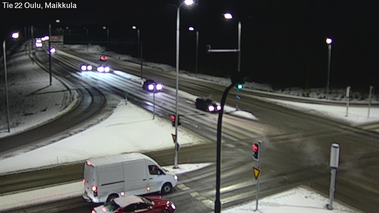 Weather Camera Image Väg 22 Uleåborg Maikkula, Oulu, Pohjois-Pohjanmaa