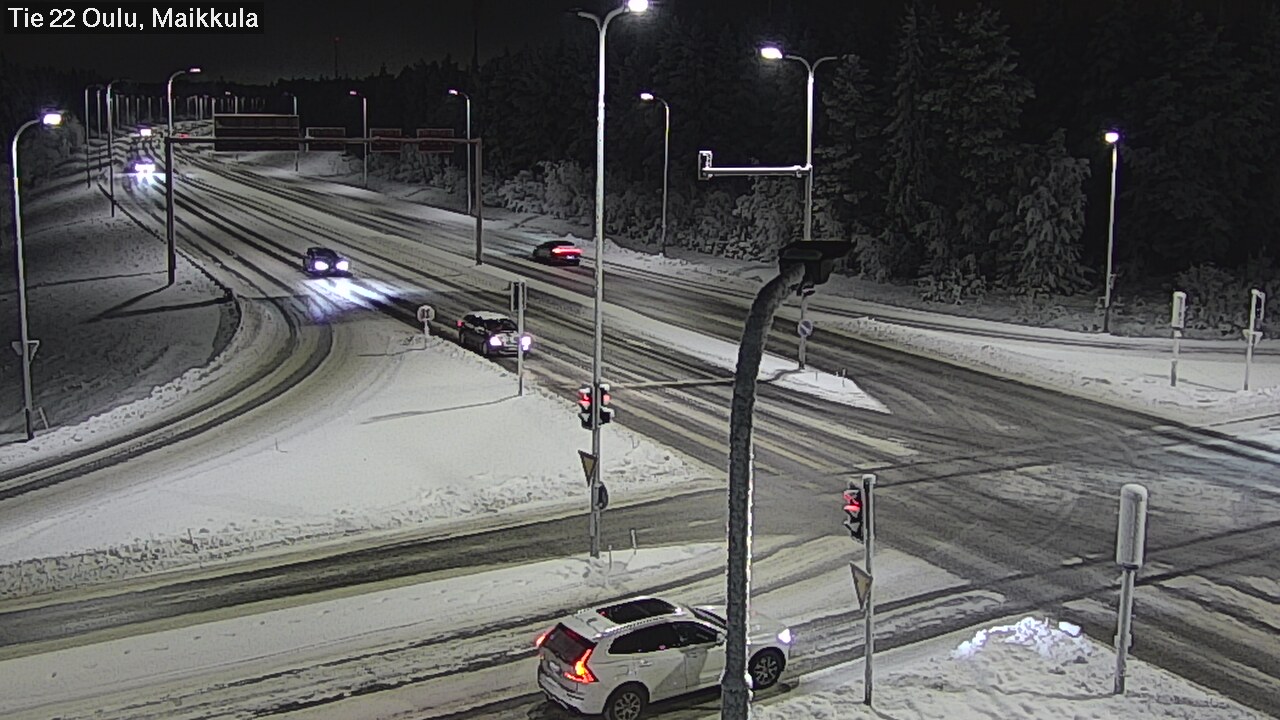 Weather Camera Image Road 22 Oulu Maikkula, Oulu, Pohjois-Pohjanmaa