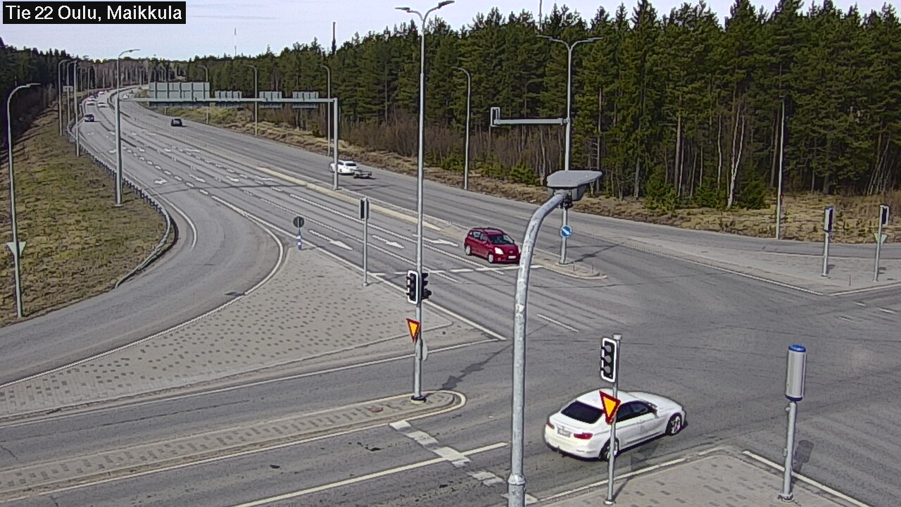 Weather Camera Image Road 22 Oulu Maikkula, Oulu, Pohjois-Pohjanmaa