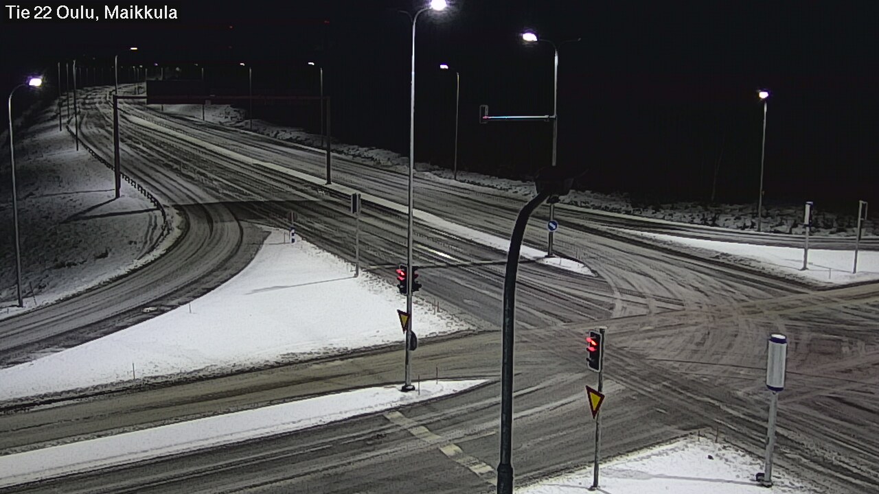 Weather Camera Image Road 22 Oulu Maikkula, Oulu, Pohjois-Pohjanmaa