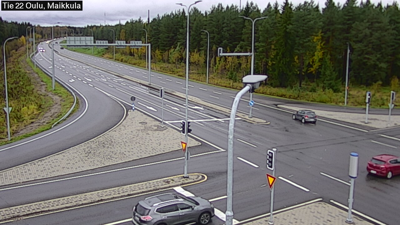 Weather Camera Image Road 22 Oulu Maikkula, Oulu, Pohjois-Pohjanmaa