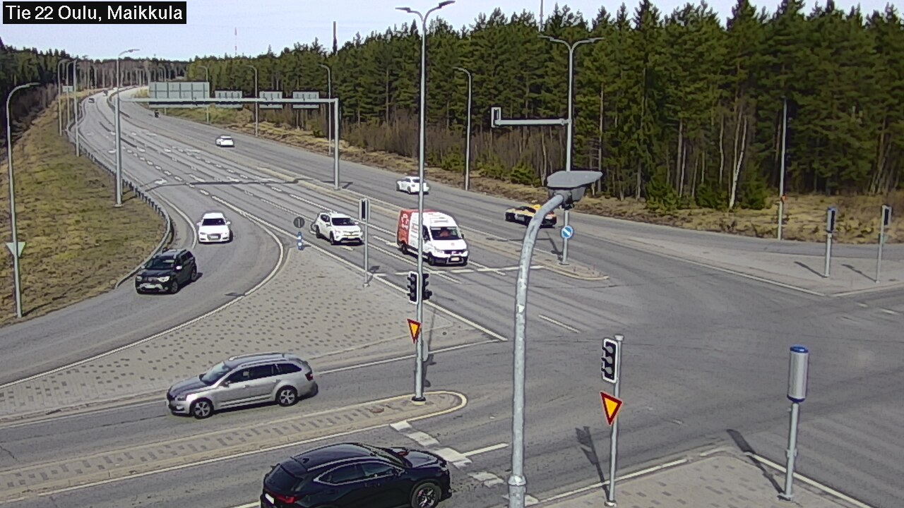 Weather Camera Image Road 22 Oulu Maikkula, Oulu, Pohjois-Pohjanmaa