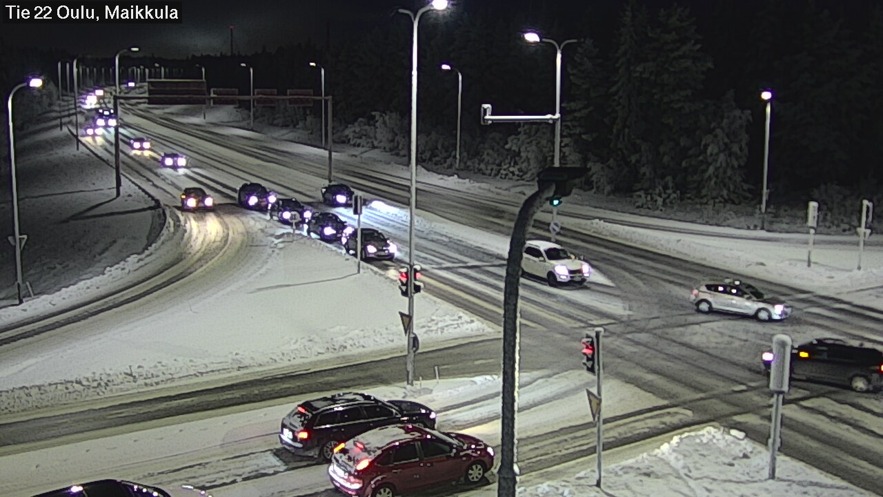 Weather Camera Image Road 22 Oulu Maikkula, Oulu, Pohjois-Pohjanmaa