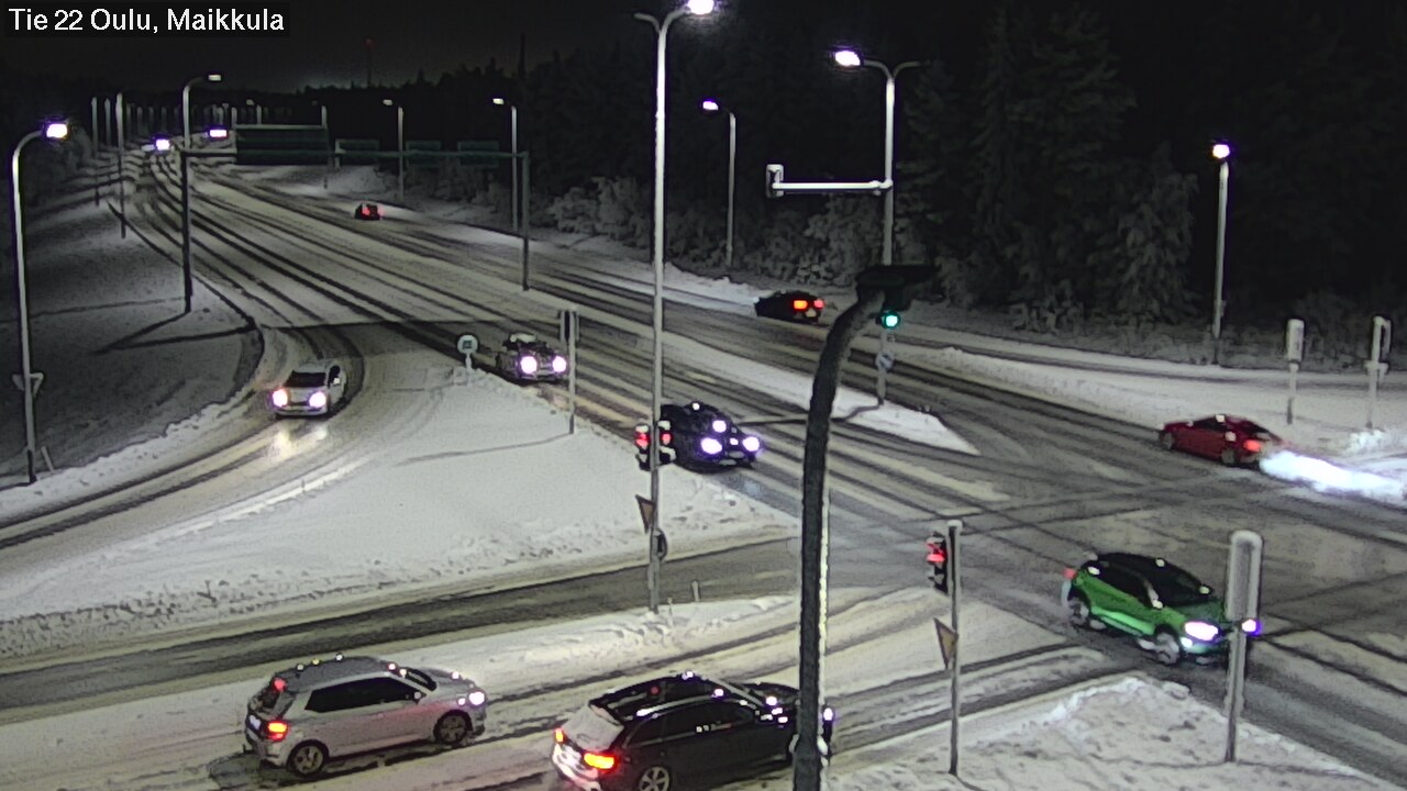 Weather Camera Image Road 22 Oulu Maikkula, Oulu, Pohjois-Pohjanmaa