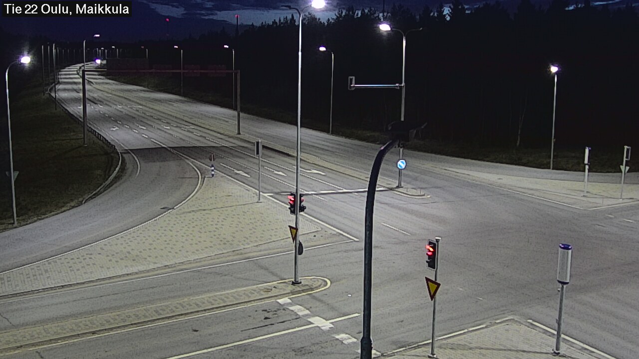 Weather Camera Image Road 22 Oulu Maikkula, Oulu, Pohjois-Pohjanmaa