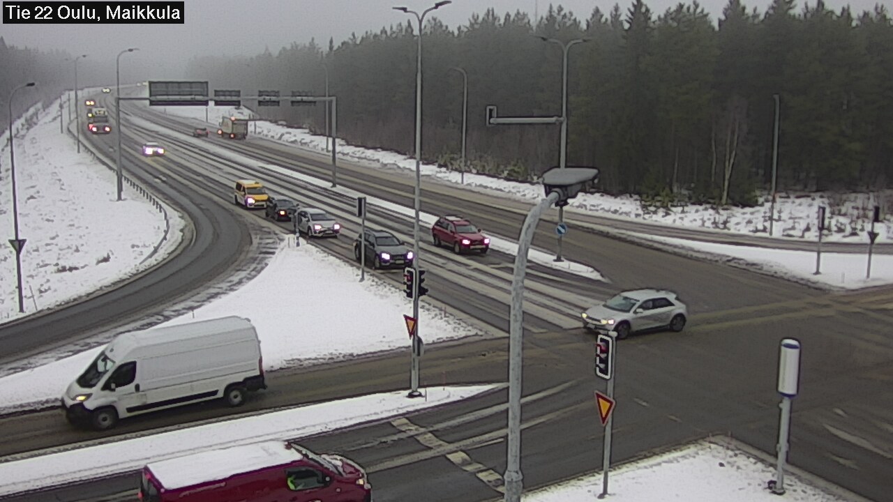 Weather Camera Image Road 22 Oulu Maikkula, Oulu, Pohjois-Pohjanmaa