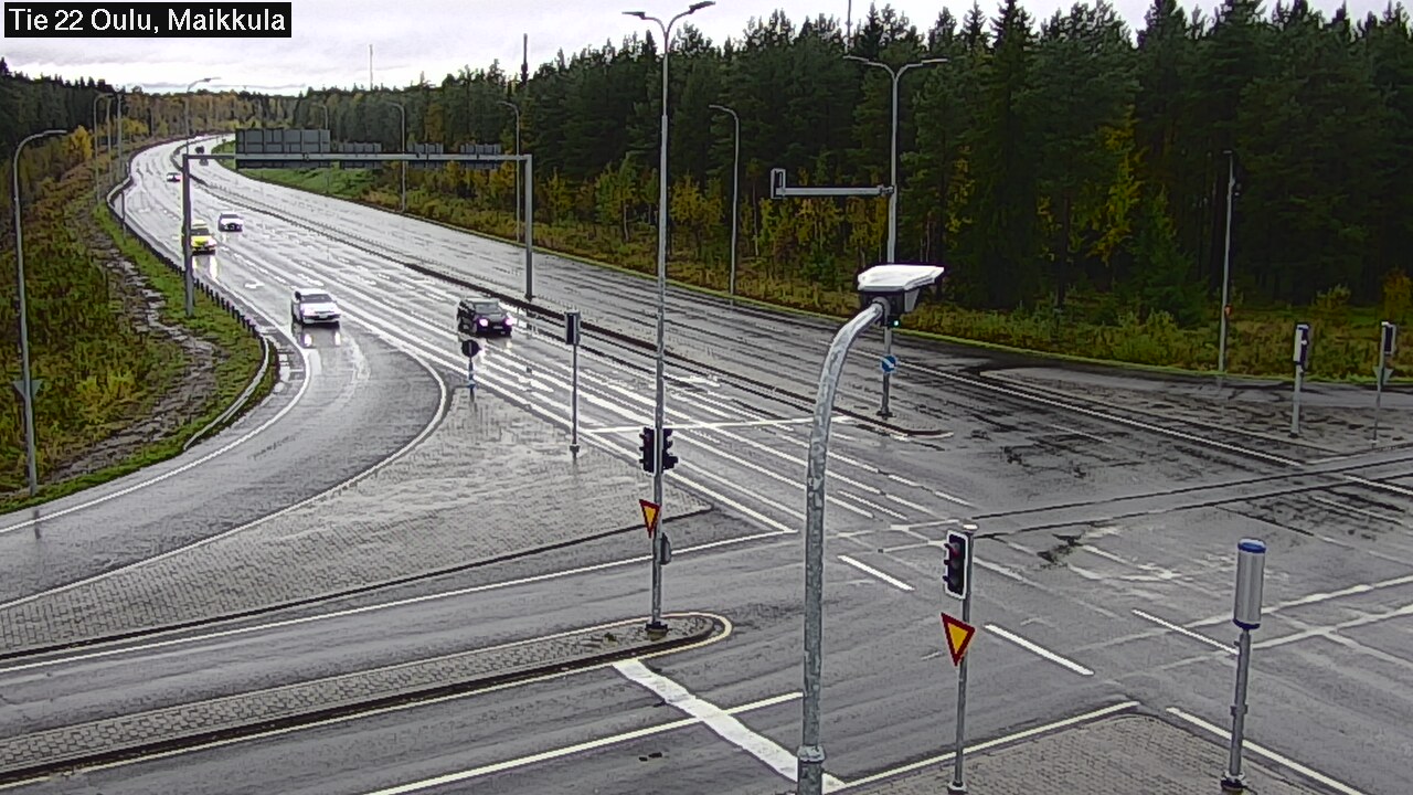 Weather Camera Image Road 22 Oulu Maikkula, Oulu, Pohjois-Pohjanmaa