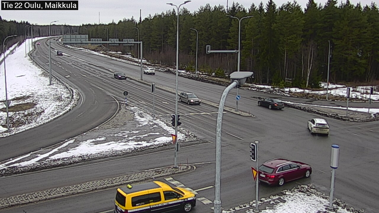 Weather Camera Image Road 22 Oulu Maikkula, Oulu, Pohjois-Pohjanmaa