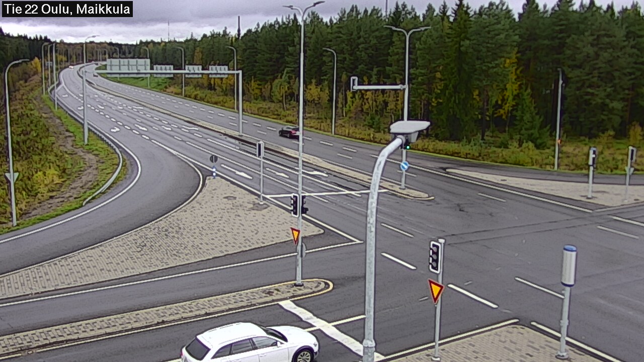 Weather Camera Image Road 22 Oulu Maikkula, Oulu, Pohjois-Pohjanmaa