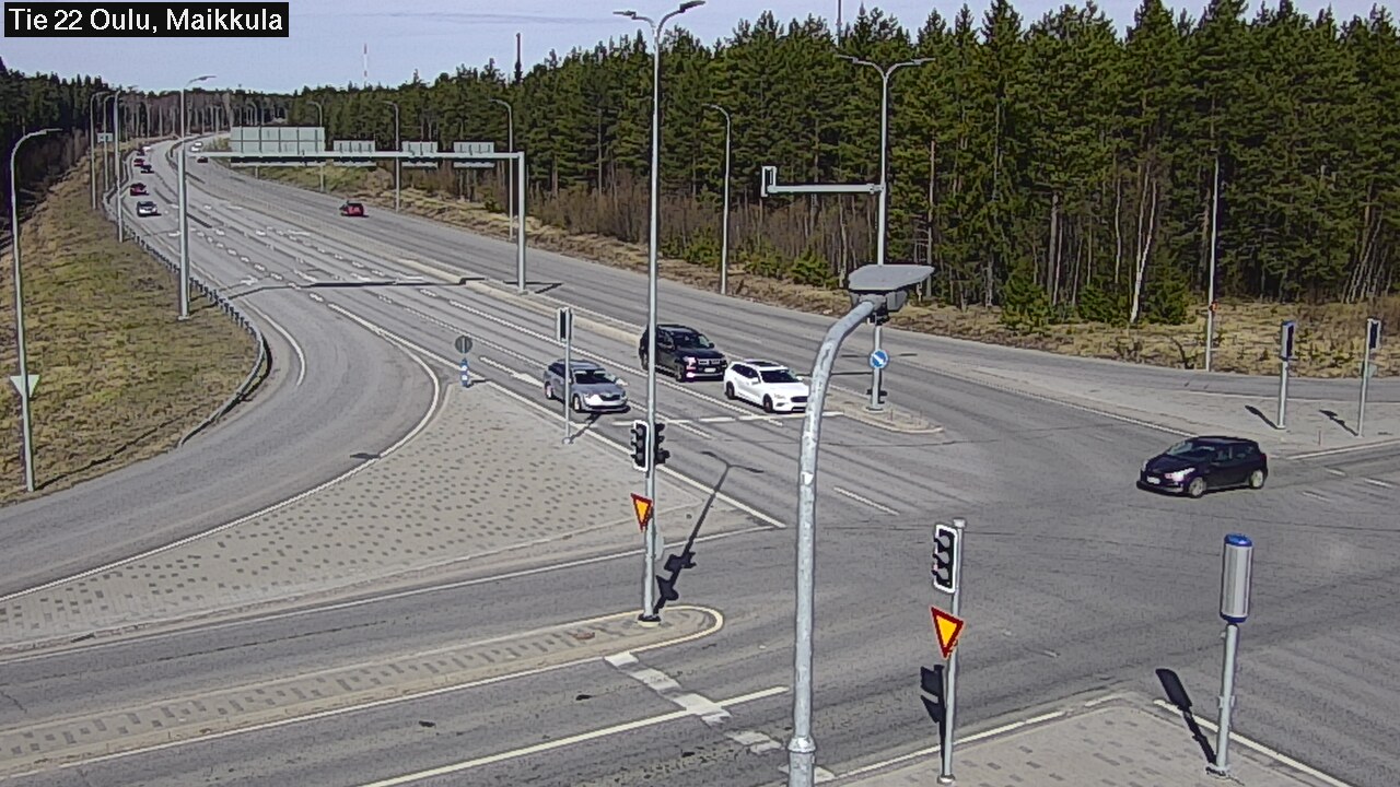 Weather Camera Image Road 22 Oulu Maikkula, Oulu, Pohjois-Pohjanmaa