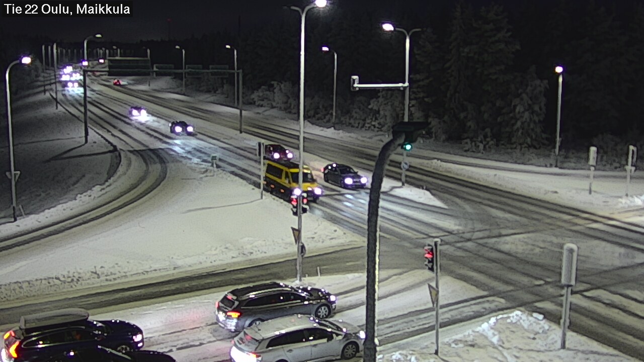 Weather Camera Image Road 22 Oulu Maikkula, Oulu, Pohjois-Pohjanmaa