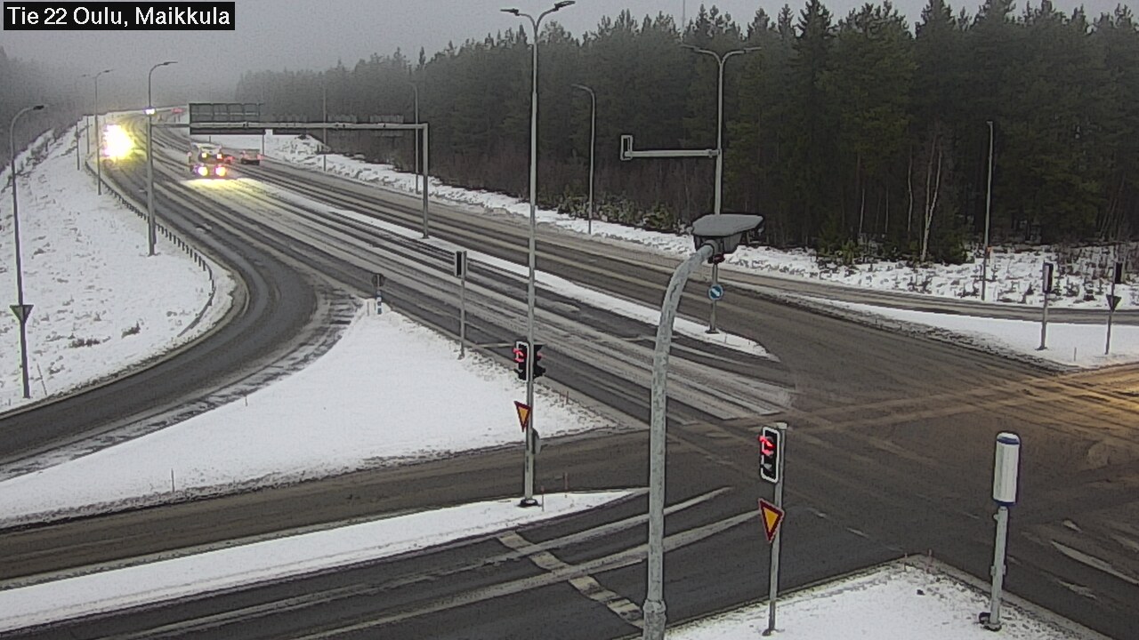 Weather Camera Image Road 22 Oulu Maikkula, Oulu, Pohjois-Pohjanmaa