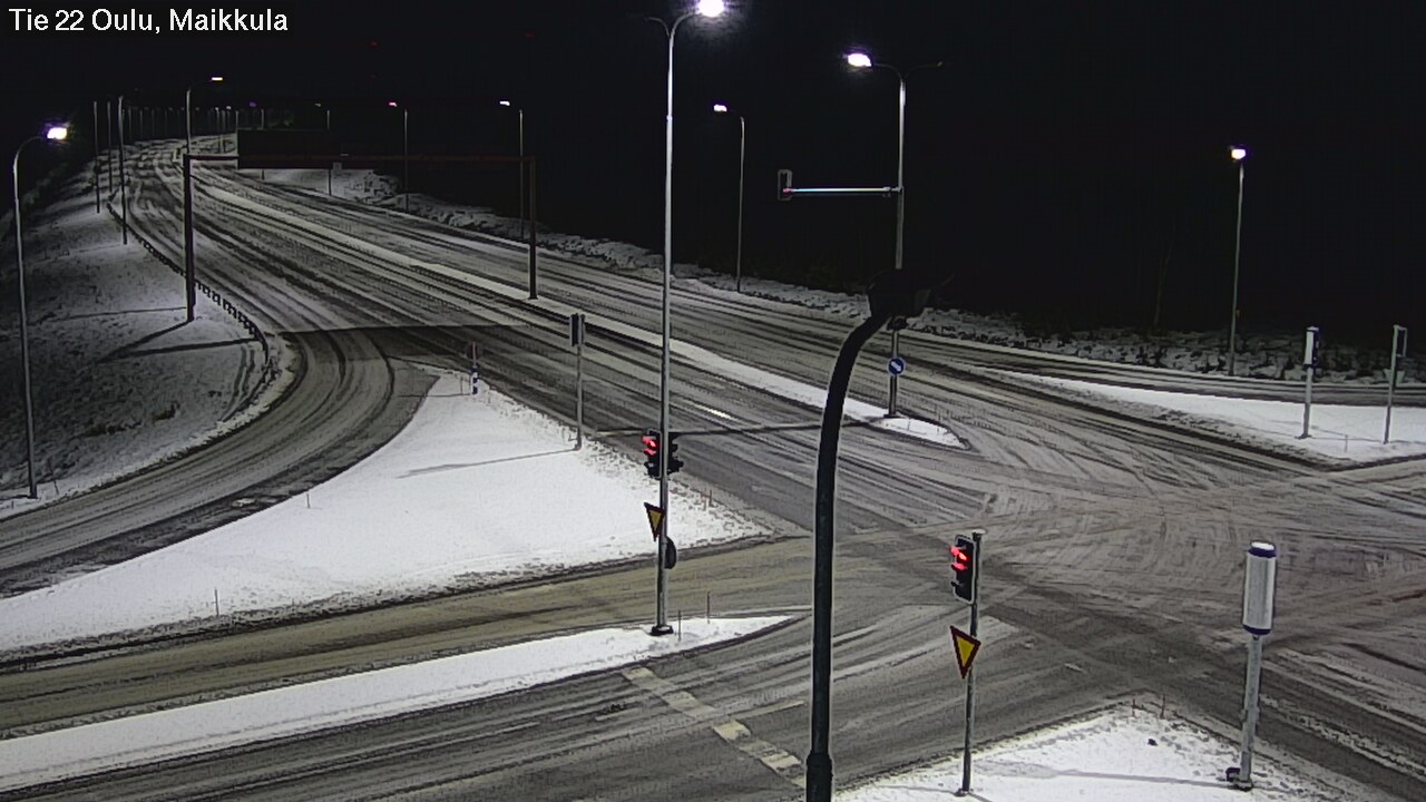Weather Camera Image Road 22 Oulu Maikkula, Oulu, Pohjois-Pohjanmaa