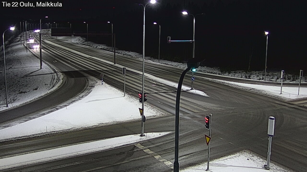 Weather Camera Image Väg 22 Uleåborg Maikkula, Oulu, Pohjois-Pohjanmaa