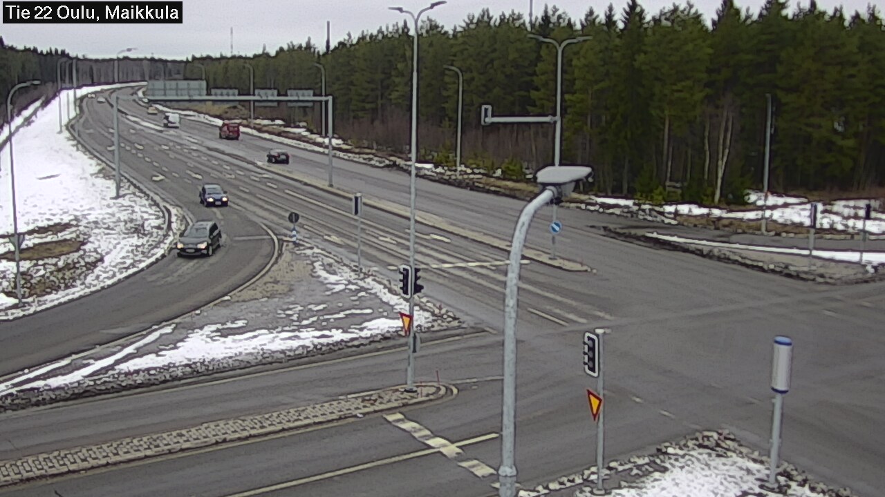 Weather Camera Image Road 22 Oulu Maikkula, Oulu, Pohjois-Pohjanmaa