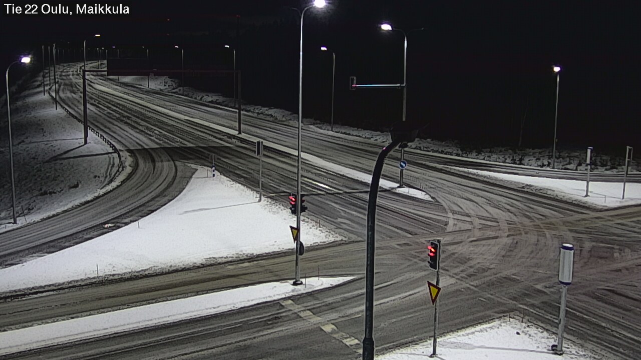 Weather Camera Image Road 22 Oulu Maikkula, Oulu, Pohjois-Pohjanmaa