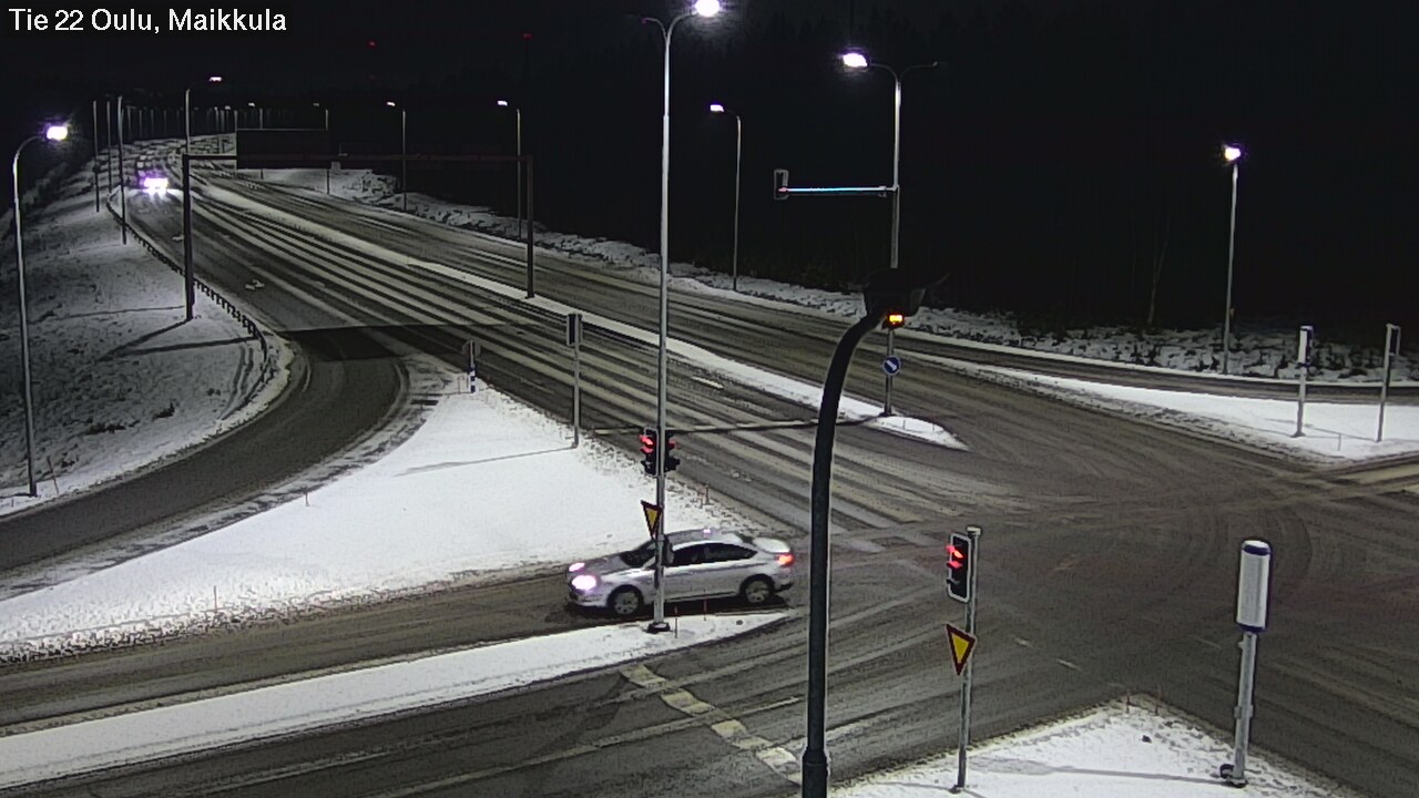 Weather Camera Image Väg 22 Uleåborg Maikkula, Oulu, Pohjois-Pohjanmaa