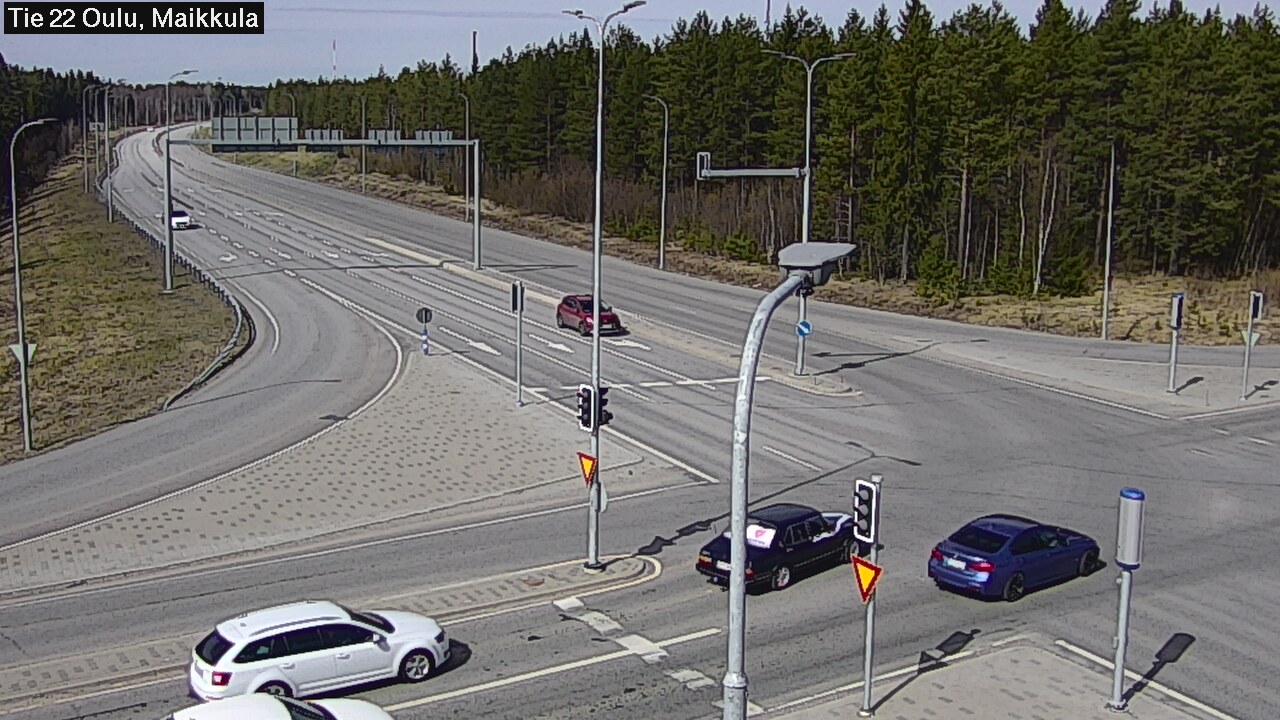 Weather Camera Image Road 22 Oulu Maikkula, Oulu, Pohjois-Pohjanmaa