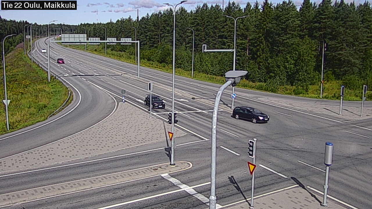 Weather Camera Image Road 22 Oulu Maikkula, Oulu, Pohjois-Pohjanmaa