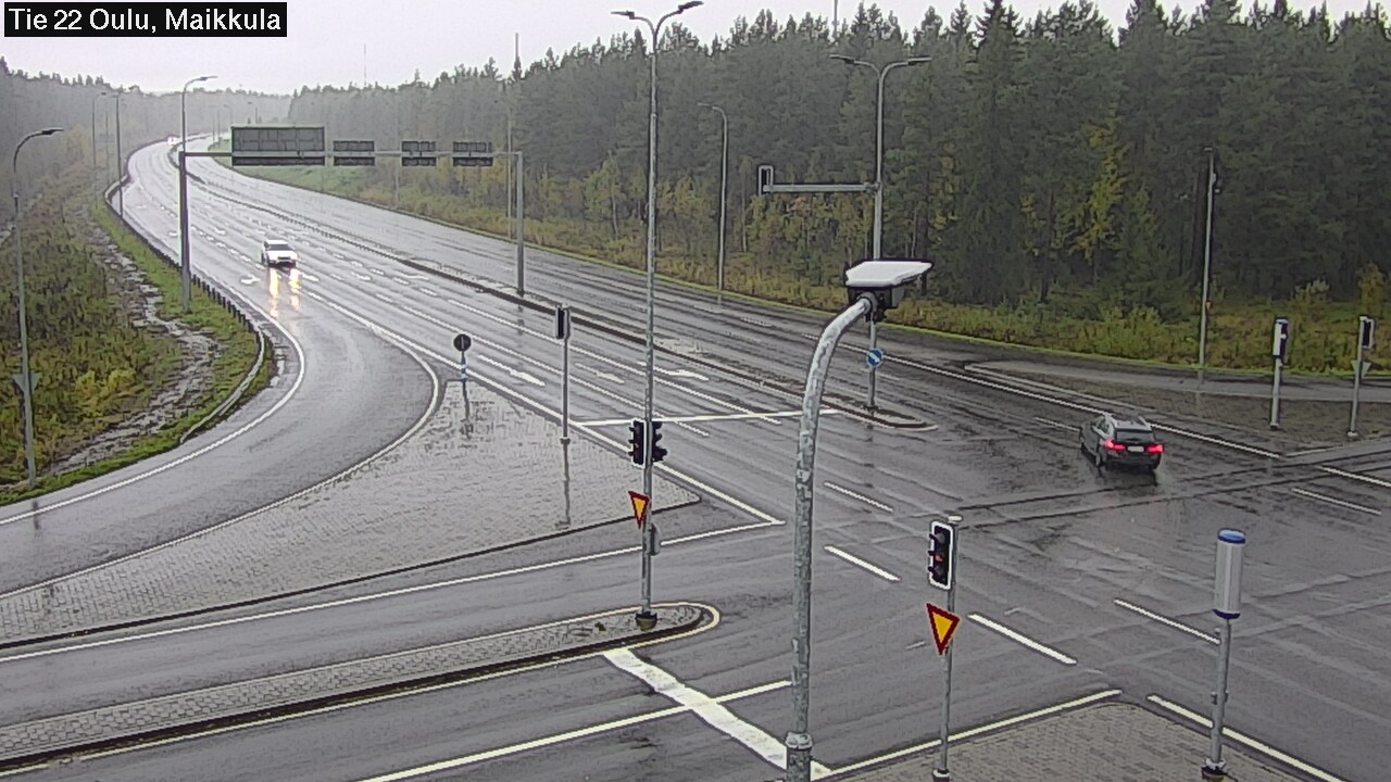 Weather Camera Image Road 22 Oulu Maikkula, Oulu, Pohjois-Pohjanmaa
