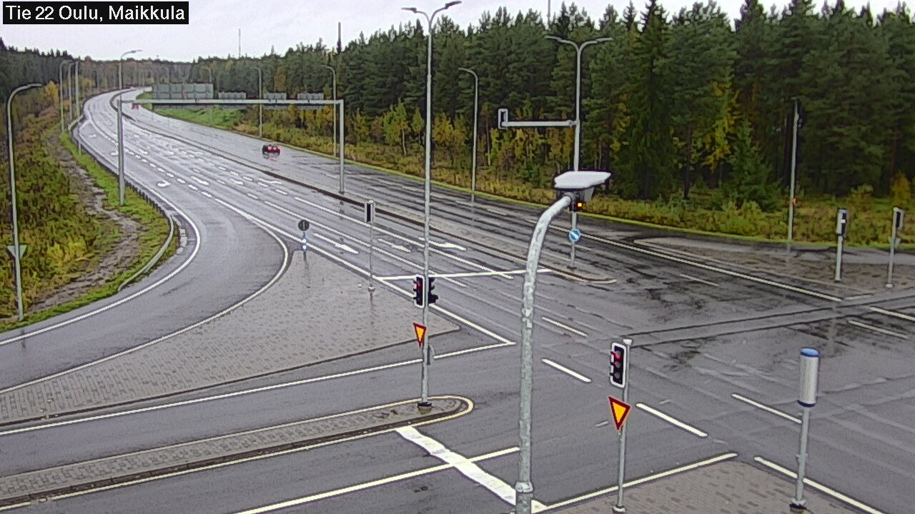 Weather Camera Image Road 22 Oulu Maikkula, Oulu, Pohjois-Pohjanmaa