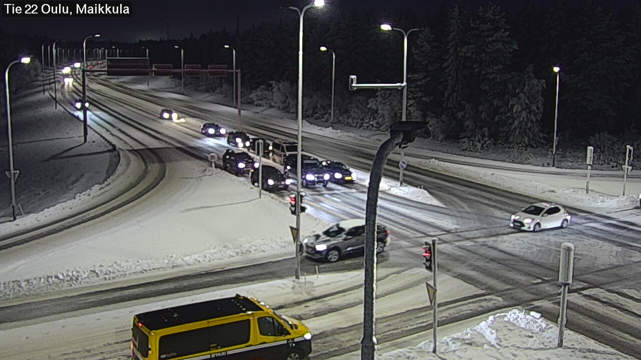 Weather Camera Image Road 22 Oulu Maikkula, Oulu, Pohjois-Pohjanmaa