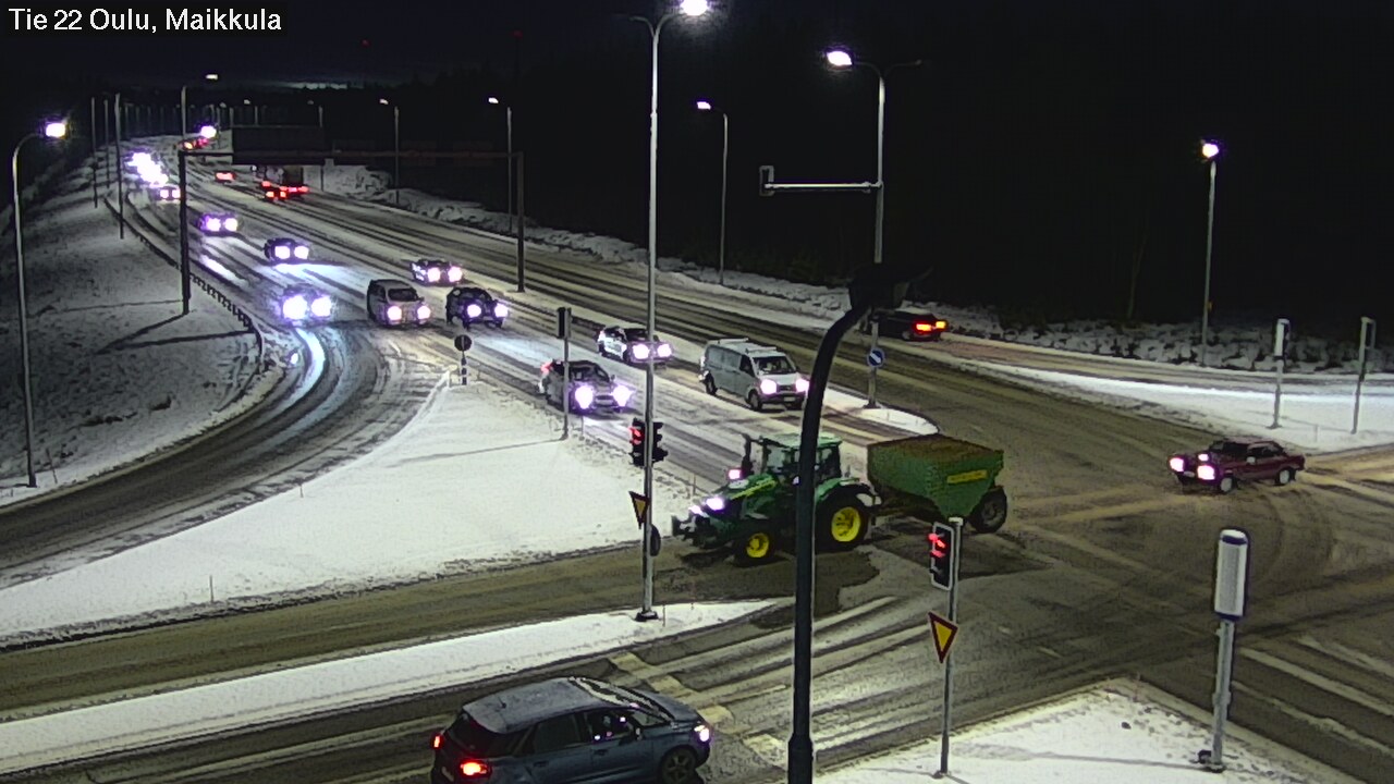 Weather Camera Image Road 22 Oulu Maikkula, Oulu, Pohjois-Pohjanmaa