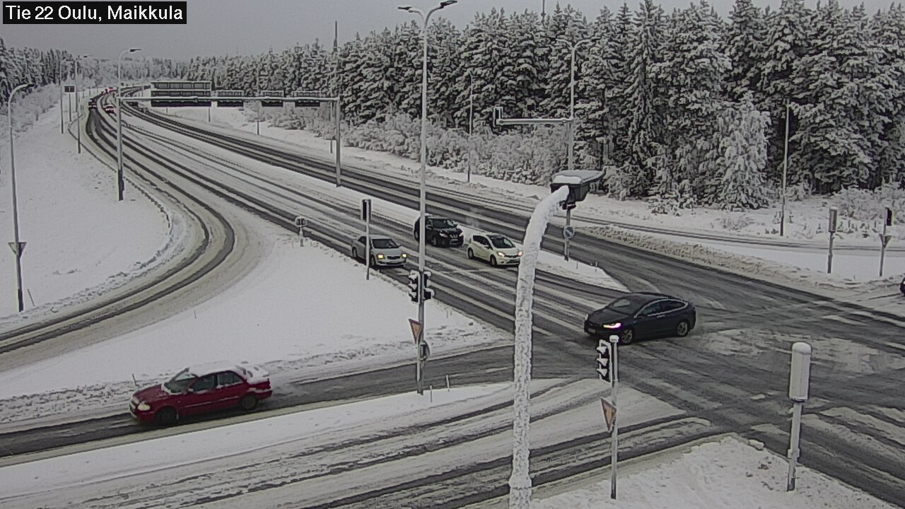 Weather Camera Image Road 22 Oulu Maikkula, Oulu, Pohjois-Pohjanmaa