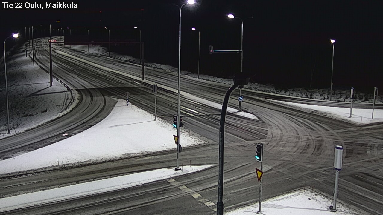 Weather Camera Image Road 22 Oulu Maikkula, Oulu, Pohjois-Pohjanmaa