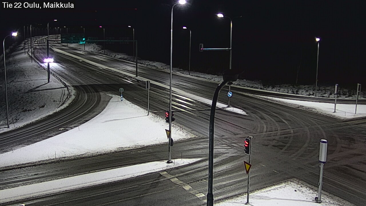 Weather Camera Image Road 22 Oulu Maikkula, Oulu, Pohjois-Pohjanmaa