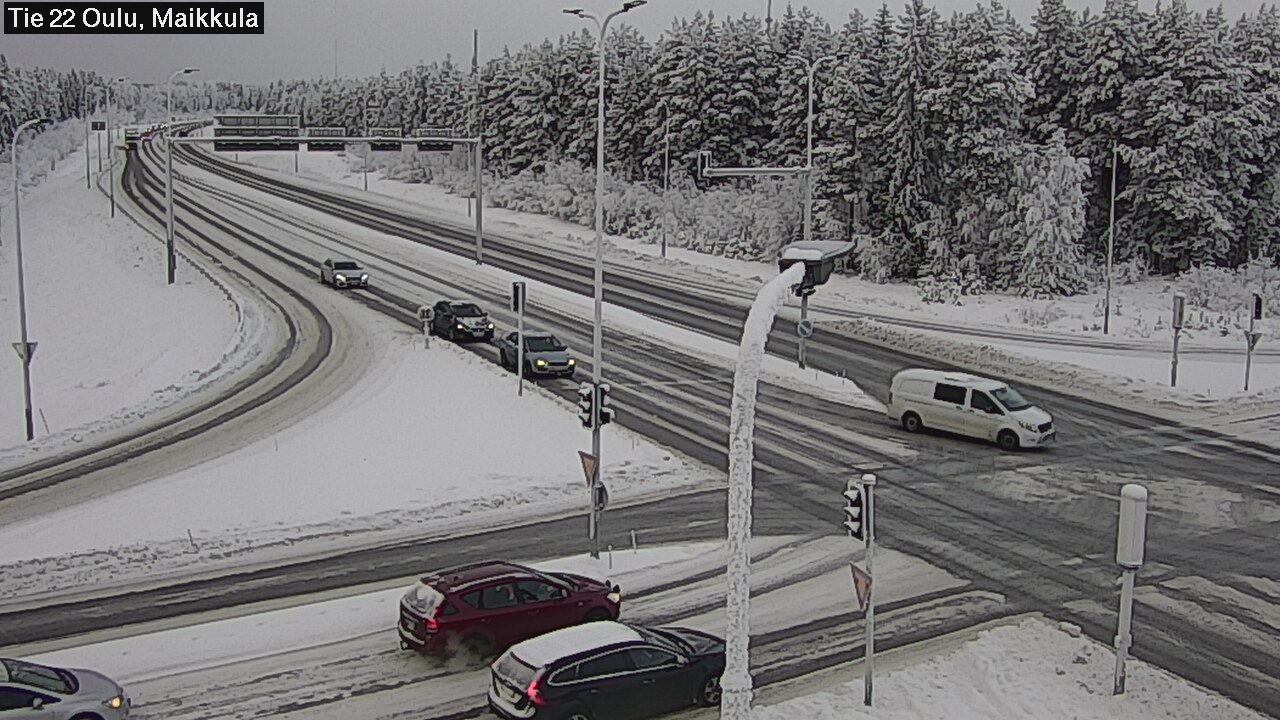 Weather Camera Image Road 22 Oulu Maikkula, Oulu, Pohjois-Pohjanmaa
