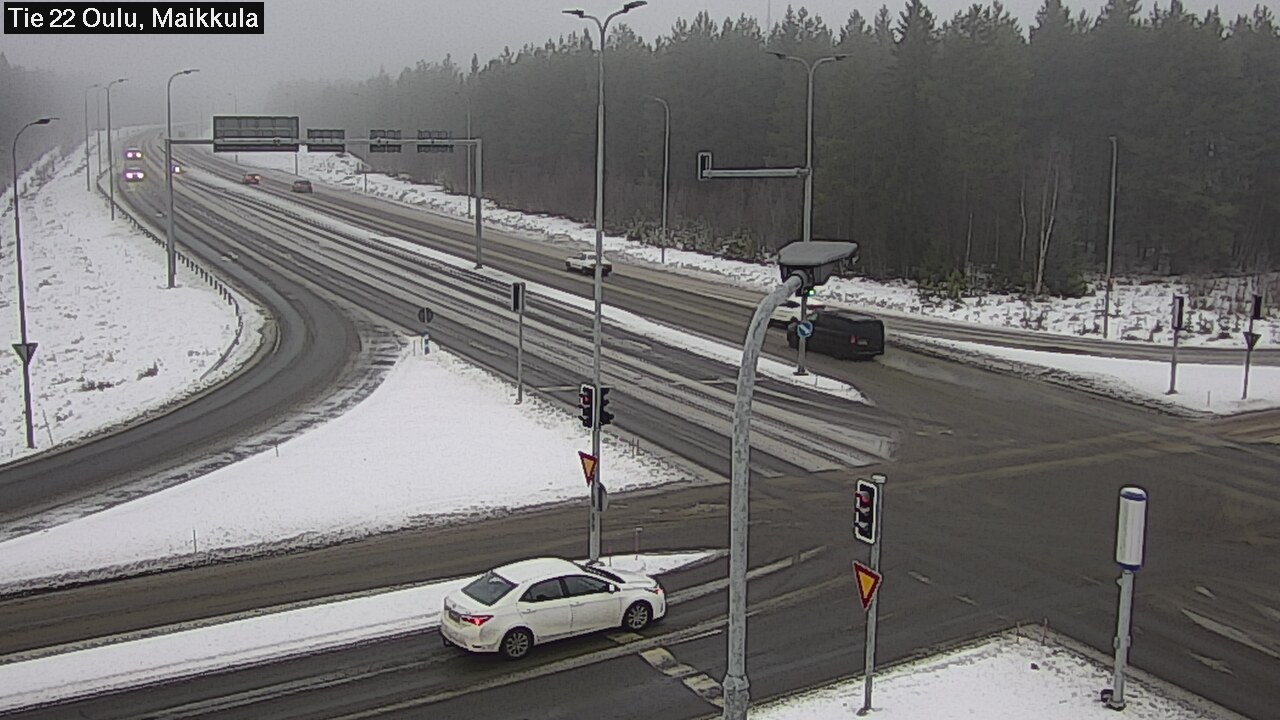 Weather Camera Image Road 22 Oulu Maikkula, Oulu, Pohjois-Pohjanmaa
