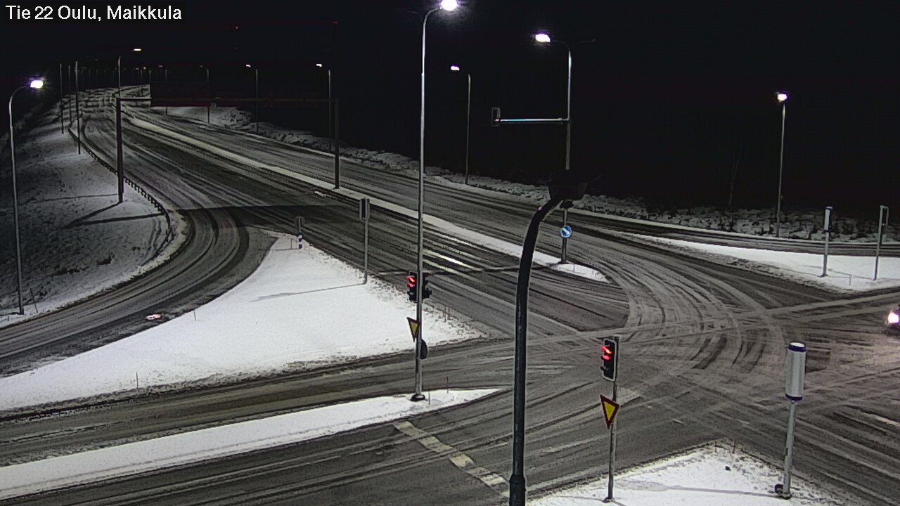 Weather Camera Image Road 22 Oulu Maikkula, Oulu, Pohjois-Pohjanmaa
