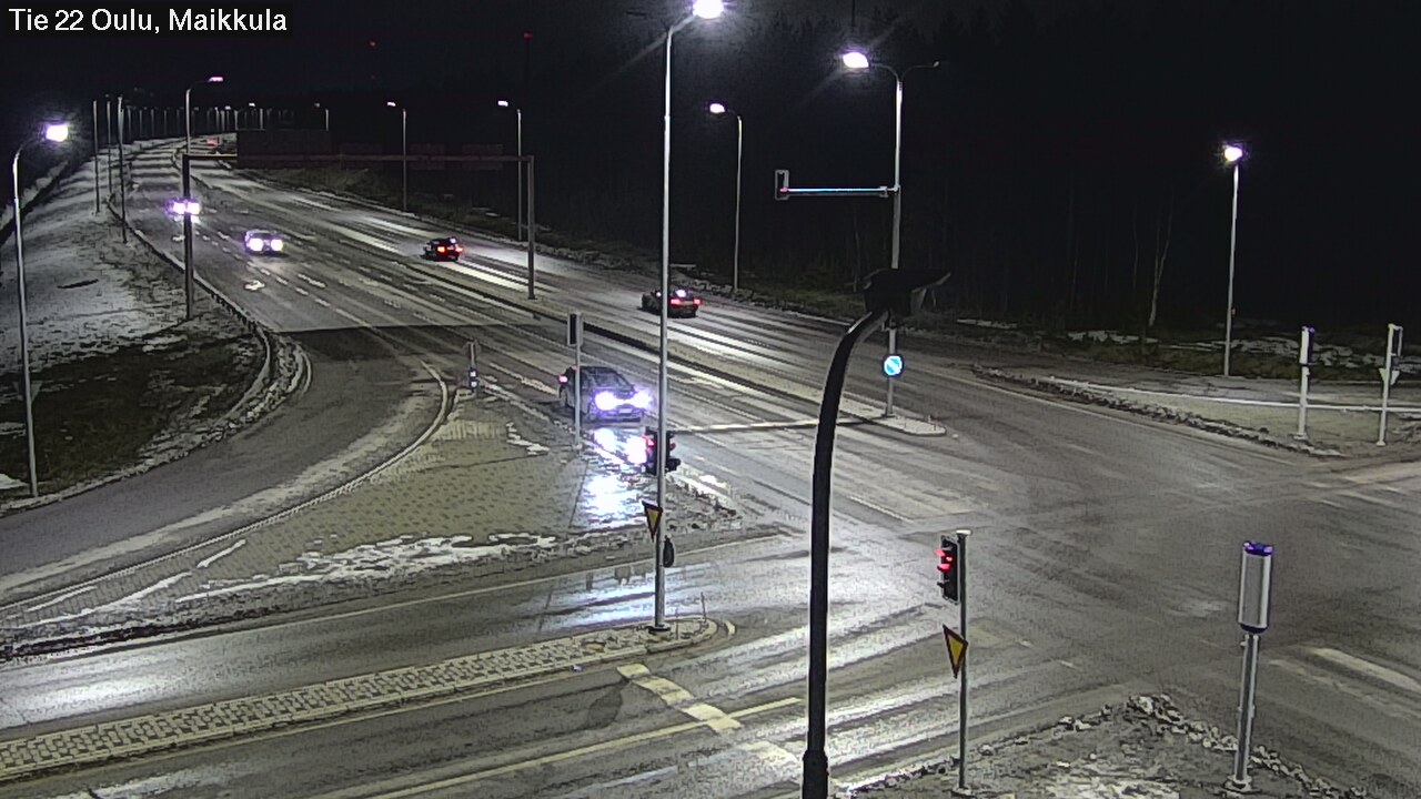 Weather Camera Image Väg 22 Uleåborg Maikkula, Oulu, Pohjois-Pohjanmaa