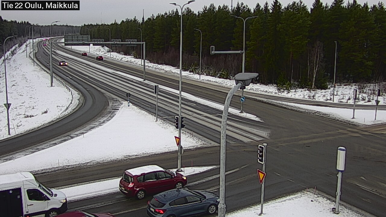 Weather Camera Image Road 22 Oulu Maikkula, Oulu, Pohjois-Pohjanmaa