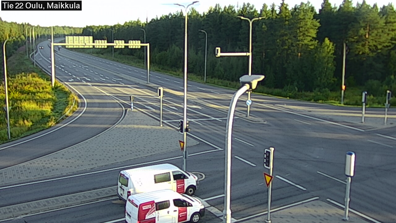 Weather Camera Image Road 22 Oulu Maikkula, Oulu, Pohjois-Pohjanmaa