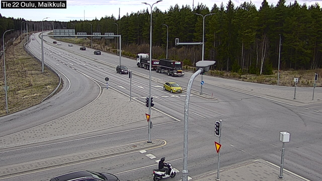 Weather Camera Image Road 22 Oulu Maikkula, Oulu, Pohjois-Pohjanmaa
