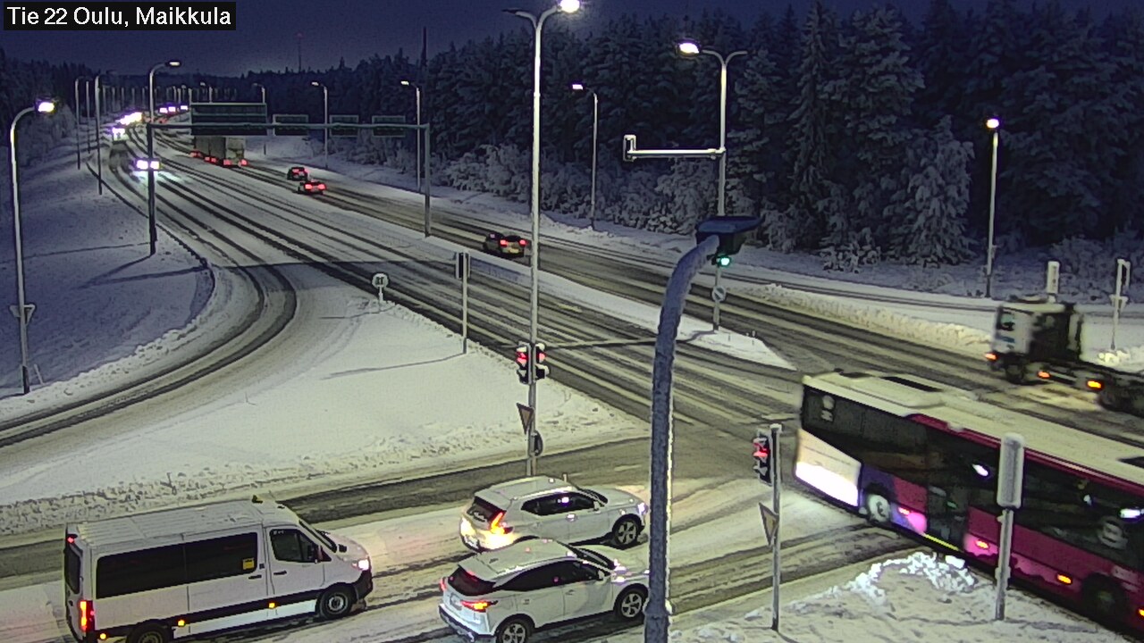 Weather Camera Image Road 22 Oulu Maikkula, Oulu, Pohjois-Pohjanmaa