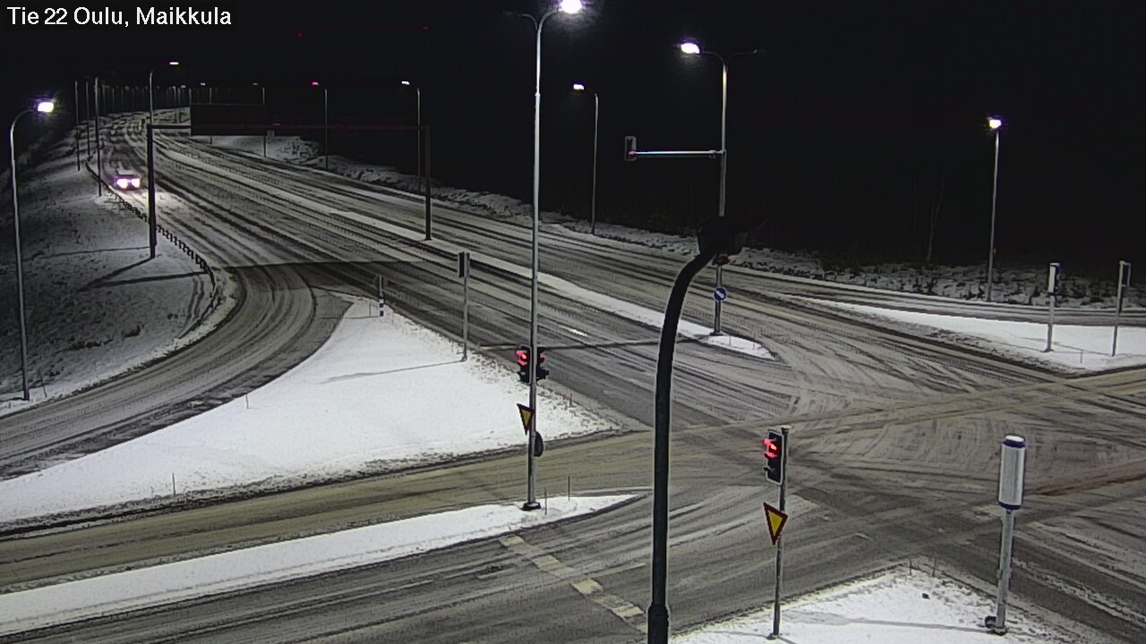 Weather Camera Image Road 22 Oulu Maikkula, Oulu, Pohjois-Pohjanmaa
