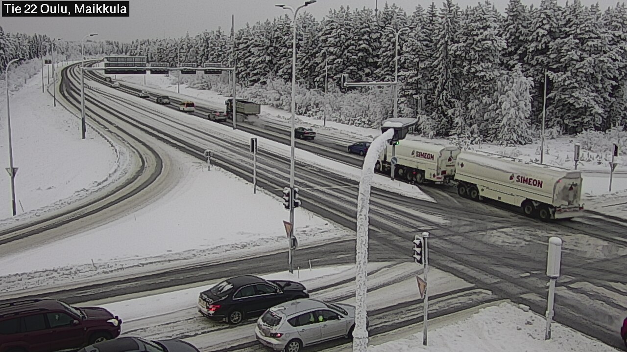 Weather Camera Image Road 22 Oulu Maikkula, Oulu, Pohjois-Pohjanmaa