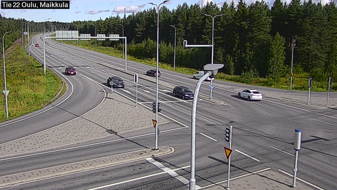 Weather Camera Image Road 22 Oulu Maikkula, Oulu, Pohjois-Pohjanmaa