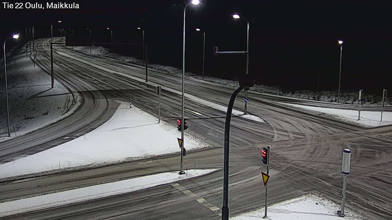 Weather Camera Image Road 22 Oulu Maikkula, Oulu, Pohjois-Pohjanmaa